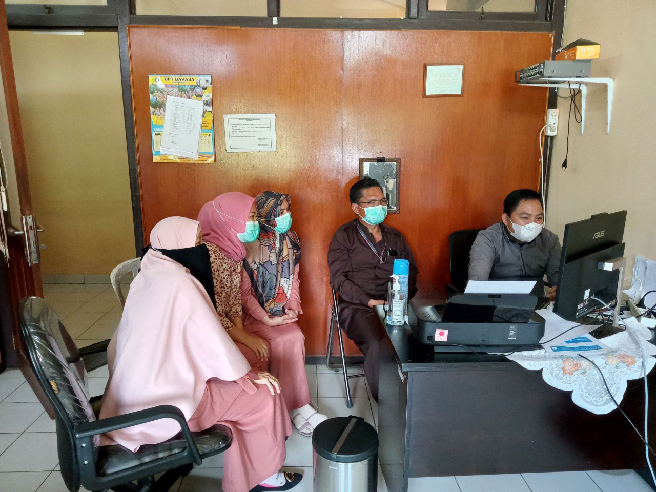 Traning Cetak Gelang Pasien